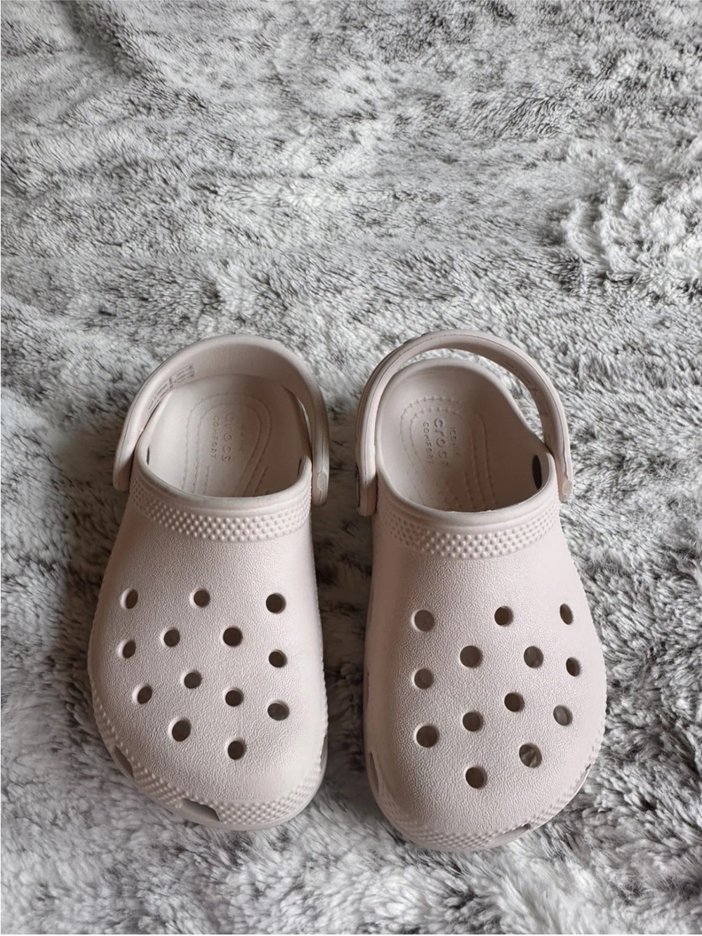 Kids Crocs Clog Sandals in Bone C9 Comfortable Everyday Wear - Picture 4 of 9